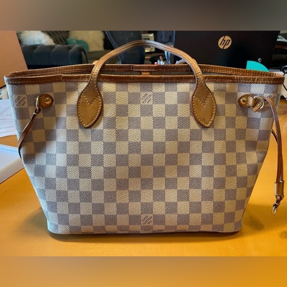 🥳 LOUIS VUITTON Damier Azur Neverfull PM. Make your offer! - Picture 4 of 10